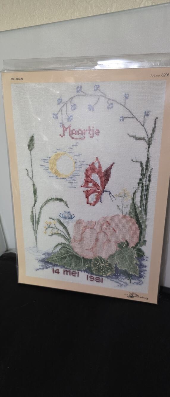 Maria van Scharrenburg Cross Stitch Kit Maatje 14 Mel 1981 M006